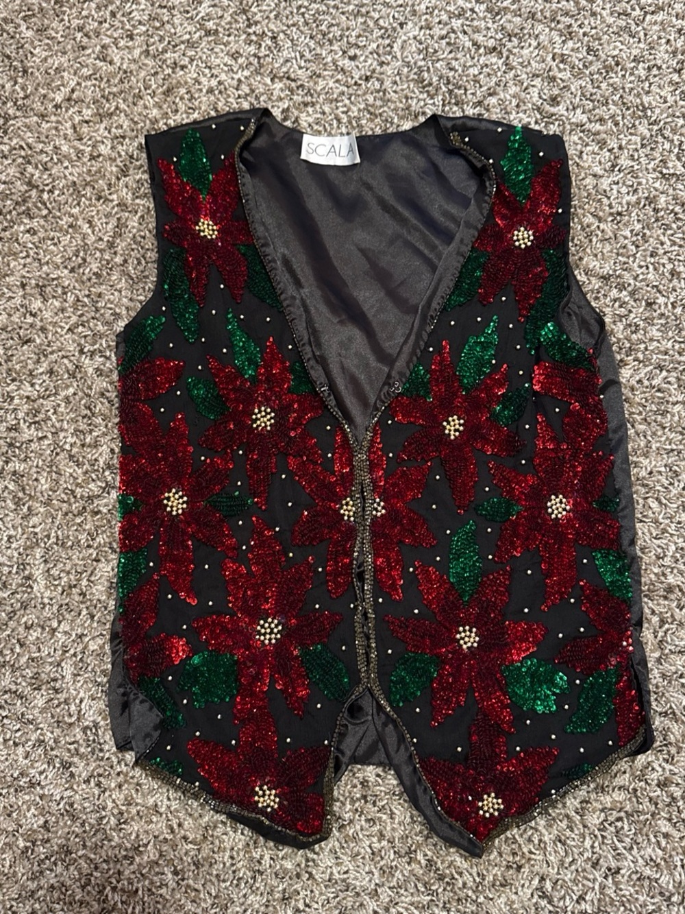 Vintage Scala Christmas Vest